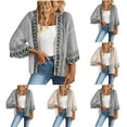 thumbnail image 2 of ShiShine Women's Long Sleeve Boho Cardigan Printed Open Front Jackets Casual Outerwear, 2 of 3