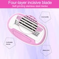 thumbnail image 3 of Epilator, Cabezal de Cortador Rotativo de Operación de Botón Manual de Cabello Fácil Limpio para Mujeres para Piernas, 3 of 7