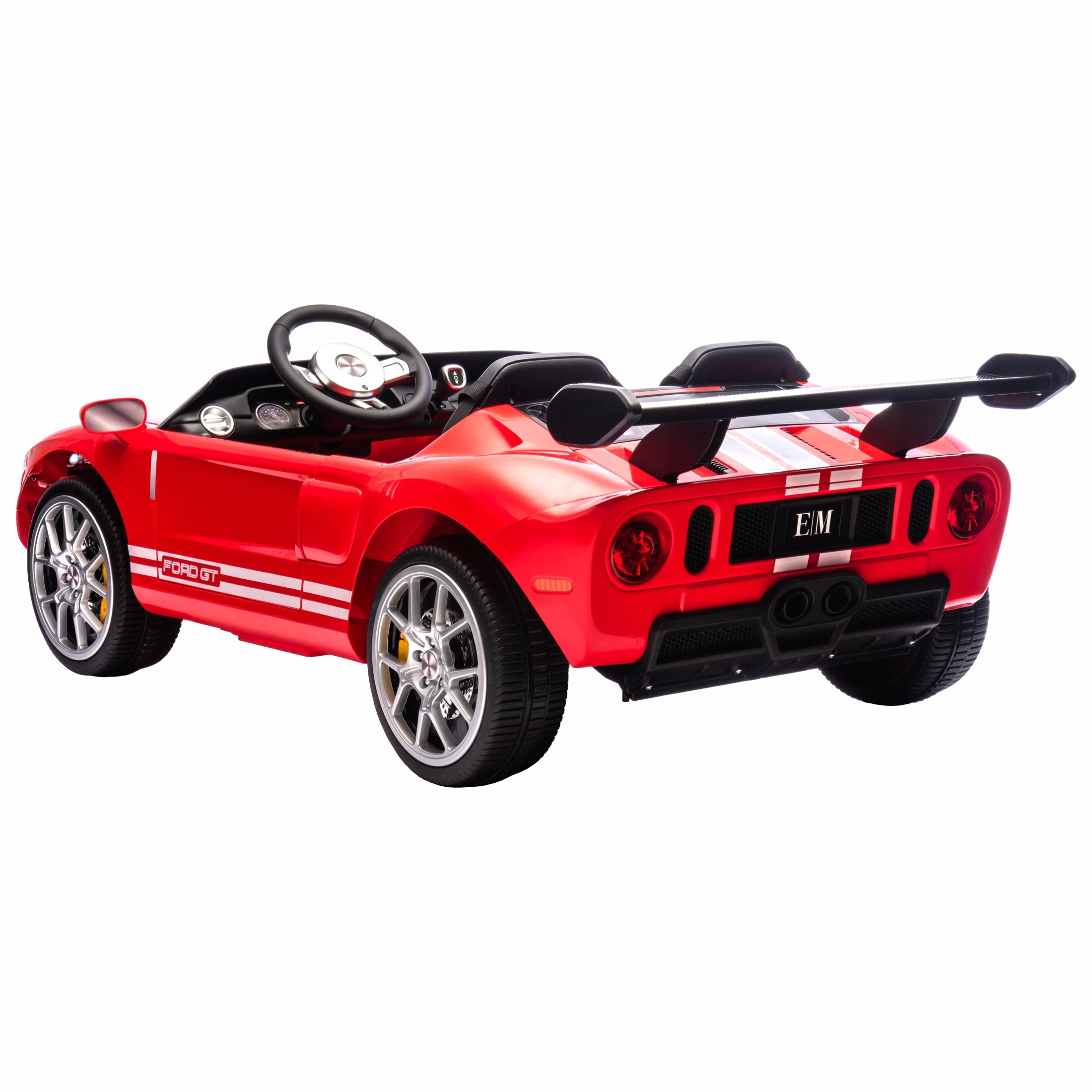 Ford GT Convertible, 12V Battery Powered Ride on, with Remote Control, Ages 3+, Red