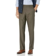 Perry Ellis Men’s Classic Fit Stretch Nails Head Pants (Rain Drum), Rain Drum, 40X30