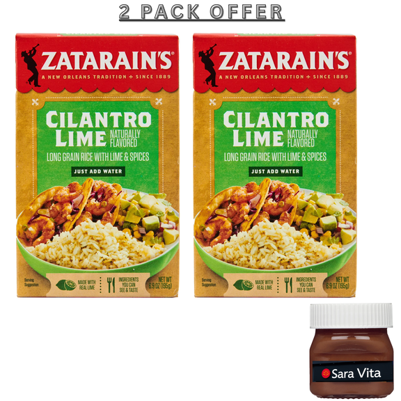 Zatarain's Non-GMO Gluten Free Cilantro Lime Rice, 6.9 oz Box