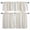 Gray, variant on 3 Piece Kitchen Curtains and Valances Set Ombre Sage Green Striped Cafe Curtains 24 Inch Length Farmhouse Modern Stripes Valance & Tier Curtain for Living Room Bedroom Small Window 54"x18"+27"x24"*2