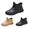 thumbnail image 4 of LIJCC Knee High Work Boots for Outdoor ﻿Men's Rain Boots Water Shoes Low Top Rubber Shoes Casual Fashion Outdoor Work Fishing Car Wash Kitchen Non Slip Overshoes Rain Boots, 4 of 5