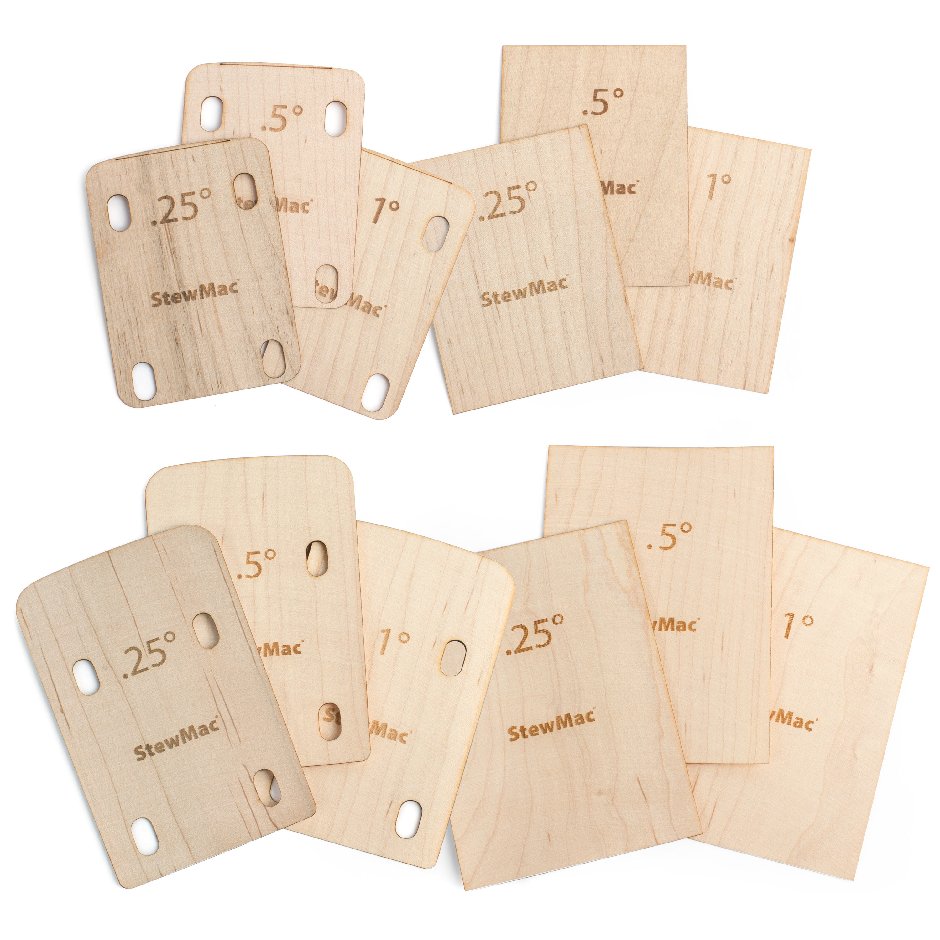 StewMac Neck Shim Shop Set of 12