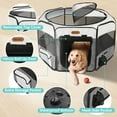 thumbnail image 2 of Seiyierr Dog Playpen, Portable Pet Play Pen Foldable Carrying Case, Puppy Pens Outsid for Small Cat Indoor/Outdoor, Removable Mesh Shade Cover, 2 of 3