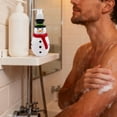 thumbnail image 5 of TIELUTT Snowman Santa and Decorative Fillable Soap Dispenser Suitable For Kitchen Towel Rack for Door Beach Towels Oversized Paper Towels Holder Standing Towel Racks for Bathroom Toddler Beach Towel, 5 of 5