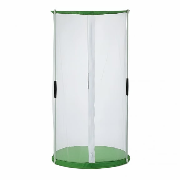 ACDANC Transparent Mesh Butterfly Habitat Cage, Cylindrical Observation Enclosure for Insects & Ornamental Plants Butterfly Enclosure