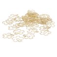 thumbnail image 3 of 50 Uds Clips de papel portátiles oro pequeño único lindo forma de Sakura Clip de papel marcapáginas decoración de clasificación de archivos de oficina, 3 of 5