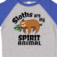 thumbnail image 4 of Inktastic Sloths Are My Spirit Animal with Cute Sloth Illustration Boys or Girls Toddler T-Shirt, 4 of 5