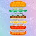 thumbnail image 4 of Pop Fidget S Its, Bubble Popping Sensory Fidget para adultos y niños, Push It Stress Pop Stress para el autismo, Sensory Popper Juego educativo para niños, Formas de hamburguesas y papas fritas Xemadio WMCH-169, 4 of 7
