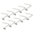 thumbnail image 1 of Unique Bargains 9.5x6mm Kayak Paddle Snaps, Hollow Button Single Pin Lock Tube Spring Clips for Tent Pole, 10 Pack, 1 of 6