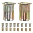 thumbnail image 6 of MLINS 120pcs Stainless Steel Rivet Nut Kit Threaded Rivets Nut With Internal Thread Threaded Rivet Nut Rivet Nuts Set Rivet Nut Assortment Kit, 6 of 8