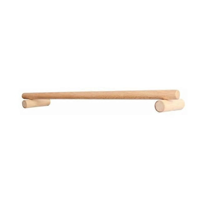 Beech Towel Rack Hanging Rod Bathroom Toilet Punch-free Wall Mounted Towel Rack Wooden Towel Rack 30cm