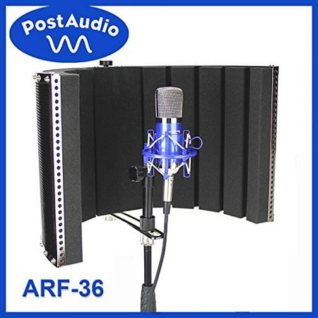 Post Audio ARF-36 Foldable Reflection Filter and Portable Vocal Booth with Carrying Bag. Studio Sound Anywhere, (Best Vocal Reflection Filter)