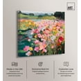 thumbnail image 2 of Riot of Color Canvas Print Floral Wall Art by Art Remedy, Gallery Wrapped, 24 x 24, 2 of 6