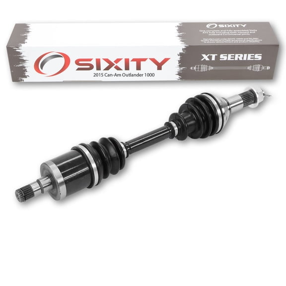 Sixity XT Front Left Axle compatible with Can-Am Outlander 1000 2015 - EFI 6X6