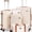 Beige, variant on Concepten 5-Piece Luggage Set ABS Hardshell Suitcase with TSA Lock(20"Carry-On and 24" Travel Suitcase、28"Checked Luggage)-Champagne