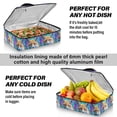 thumbnail image 4 of Iauyy Casserole Carrier for Hot Food Insulated Casserole Travel Carry Bag with Lid Food Warmer Bag for Party/Picnic,Fox Portrait, 4 of 6