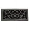 Brass Elegans 120D 4" X 10" Victorian Series Solid Brass Decorative Floor Register Vent