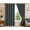 gray, variant on Zudo Homes Modern Beige Textured Vertical Geometric Pattern Rod Pocket Room Darkening Bay Window Curtain Sets Curtains, 44 in x 60 in (2 Panels)