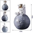 thumbnail image 4 of Piggy Bank, Astronaut Toys With Planet Coin Bank Resin Money Jar For Space Decor, Spaceman Piggy Banks For Boys Girls Adults(red), 4 of 5