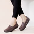 thumbnail image 3 of Ablanczoom Loafers Womens Flats Comfort Walking Shoes Woman Casual Sneakers No-Slip Leather Dress Shoe, 3 of 8
