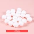 thumbnail image 1 of Bola de Espuma Blanca Salvador 30 piezas 30 mm Bolas de espuma sólida, 1 of 10