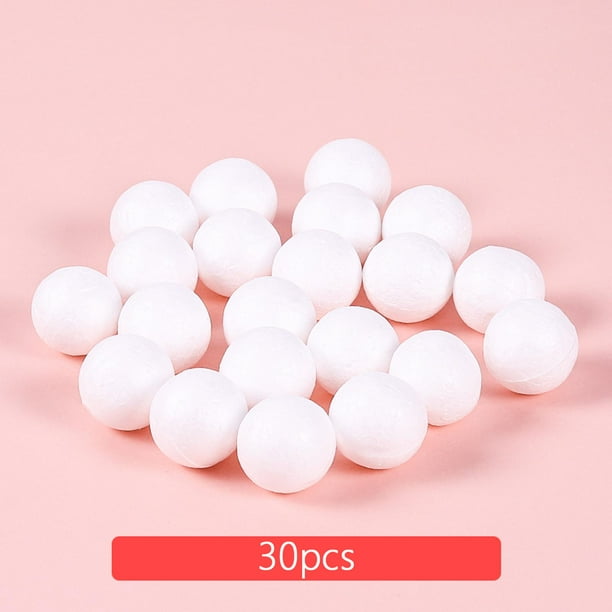 Bola de Espuma Blanca Salvador 30 piezas 30 mm Bolas de espuma sólida