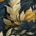 thumbnail image 2 of Designart "Tropical Plants In Yellow And Blue Patterns" Tropical Blackout Curtain Single Panel, 2 of 4