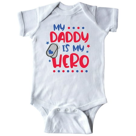 

Inktastic Memorial Day My Daddy is My Hero Gift Baby Boy or Baby Girl Bodysuit