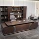 thumbnail image 4 of Standing Computer Desk Gaming Corner Luxury Writing Reception Office Desk Drawers Filing Mesa De Escritorio Desk Accessories My Lux Decor Round, 4 of 14