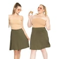 thumbnail image 2 of Stretch Is Comfort Women's Knee Length A-Line Flowy Skirt | Adult Xsmall- 5x, 2 of 6