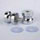 thumbnail image 3 of Shower Door Knob Aluminum Alloy Round Door Handle for Bathroom Glass Door Sliding Door, 3 of 5