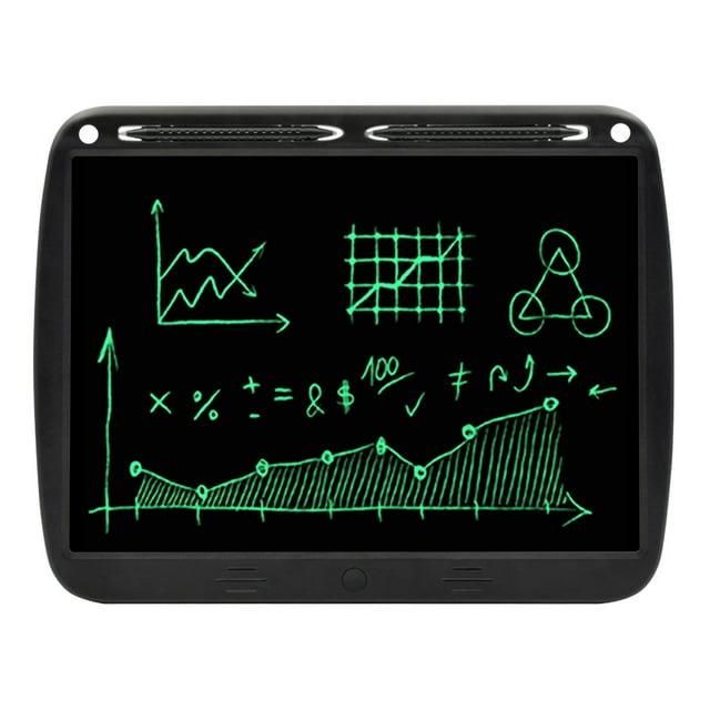 Graflsoa Tablette de Dessin pour Enfants 15 Pouces Rechargeable avec Écran LCD et Double Stylet, Chargement USB, Noir