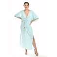 thumbnail image 1 of Vestido largo con ajuste frontal Roman Fashion /Juvenil, 4977 (Menta) verde claro G, 1 of 5