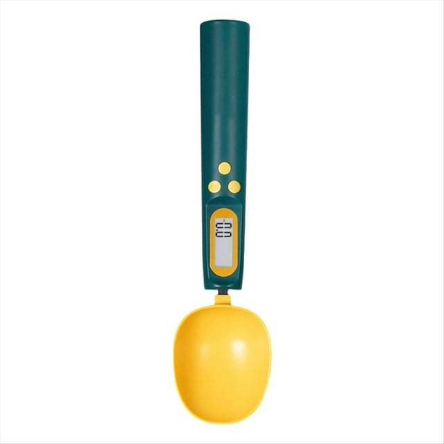 Báscula de Cocina Electrónica con Cuchara Medidora y Pantalla LCD, Modelo de Carga Tipo C, Rango de Pesaje de 0,5 A 1000 G, Enchufe CN