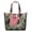 Jungle, variant on Floral Wildflower Watercolor Tote Vintage Botanical Duffel Bag, , Lightweight, Multipurpose
