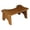 Tea color, variant on Thickened Wood Bathroom Footrest Stool not Slip Bottom Ergonomic Easy Storage Installation for Toliet
