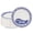 Blue Floral, variant on DTFMZOV 30 Pcs Paper Plates Disposable, 10 inch Red Horse Round Dinner Plates, Microwave-Safe, Leak-Proof, Ideal for Parties, Picnic & Daily Use