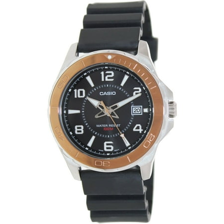 Casio Men's MTD1074-1AV Black Plastic Quartz Fashion Watch