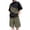 Black Set for Men, variant on Men's Suit Set With Pockets Drawstring Waist Ideal For Outdoor Sports And Weekend trips Suitable For Spring Fall Army Green M