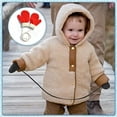 thumbnail image 3 of Guantes de punto cálidos para niños en invierno, guantes pequeños para colgar del cuello., 3 of 5