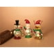 Gerson 9438698 10 x 3.75 x 4 Po Renne Bonhomme de Neige Ou Figurine de Père Noël Multicolore - Pack de 3 – image 1 sur 1