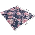 thumbnail image 3 of Pioneer Flower Blanket,Comfortable Soft Flannel Throw Blanket,All Season,Warm Lightweight Blankets for Sofa Bed Couch Living Room Chair,50"x60"(130x150cm), 3 of 4