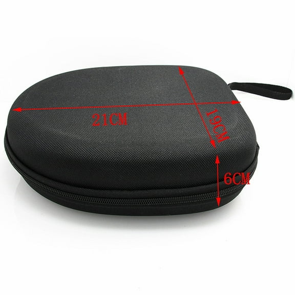 FRCOLOR Washer Large Headphone Case Headphone Storage Case Travel Black
