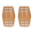 thumbnail image 1 of KAIYANG 2 piezas de accesorios para bebidas en miniatura para casa de muñecas, barril de cerveza de madera, decoración para mostrador de bar, 1 of 3