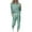 Green, variant on Sweatsuits Women 2 Piece Outfit Stripes Printed Crewneck Long Sleeve Track Jogging Suits Workout Drawstring Jogger Sets 2024 Lounge Set Sky Blue 2XL