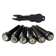 thumbnail image 1 of Pasadores de Puente de Guitarra Hugo 6 uds con Extractor, 1 of 6