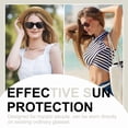 thumbnail image 7 of Bocaoying Oversized Sunglasses Fit Over Glasses for Women, Extra Large Square Shades Polarized UV400 Protection for Driving Riding, 7 of 7