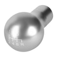 thumbnail image 5 of J2 Engineering Universal Silver Manual Car Shifter Knob Aluminum Spherical Teardrop Shape with Adapter J2-SK-007-SL, 5 of 7